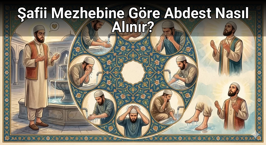 Şafii Mezhebine Göre Abdest Nasıl Alınır?